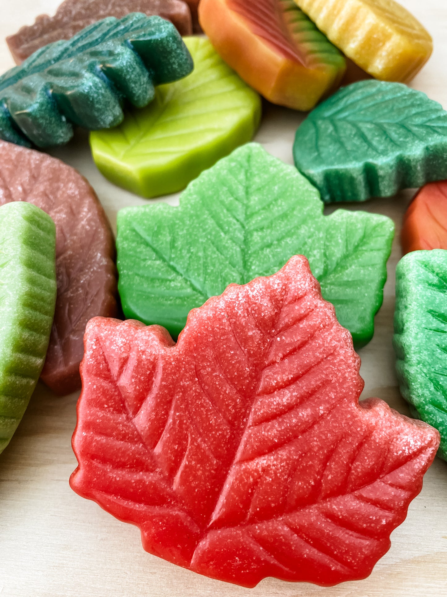 Leaf Sensory Stones