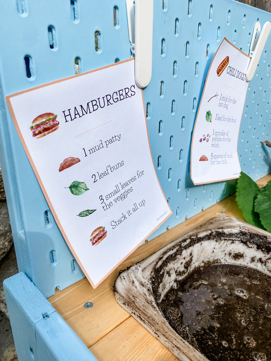 Summer Time Recipe Cards