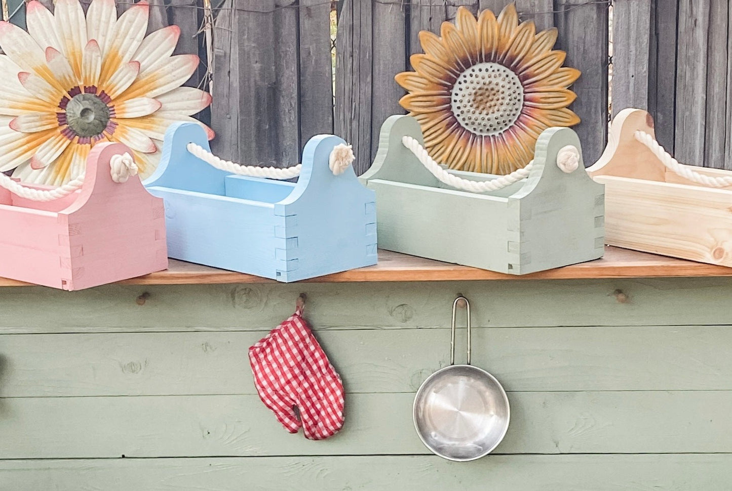 Child's Haul-All Wooden Tote