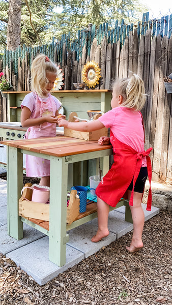 Role Play Ideas For Your Outdoor Mud Kitchen