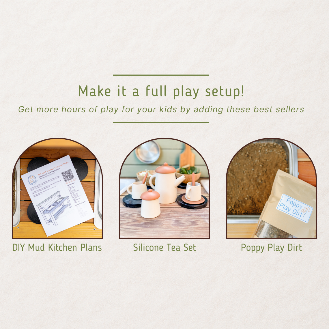 Spring Mud Kitchen Recipe Cards
