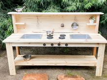 Load image into Gallery viewer, Double Sink Mud Kitchen
