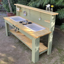 Load image into Gallery viewer, Double Sink Mud Kitchen

